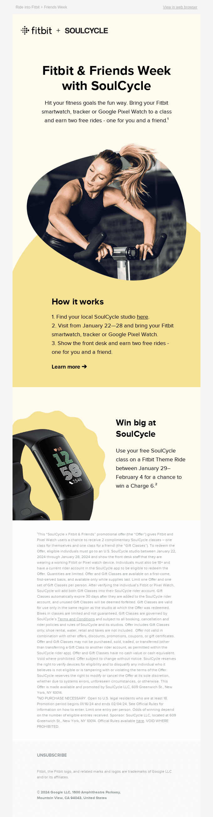 Earn a free SoulCycle class 🤩