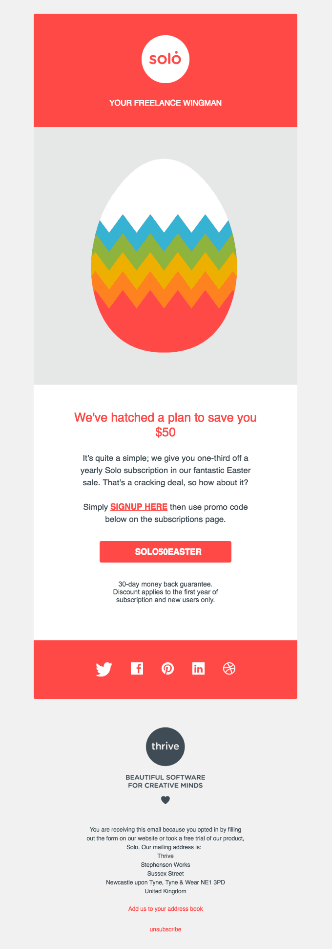 Easter Sale: We’ve hatched a plan to save you $50