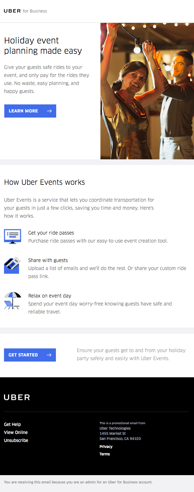 Easy event transportation
