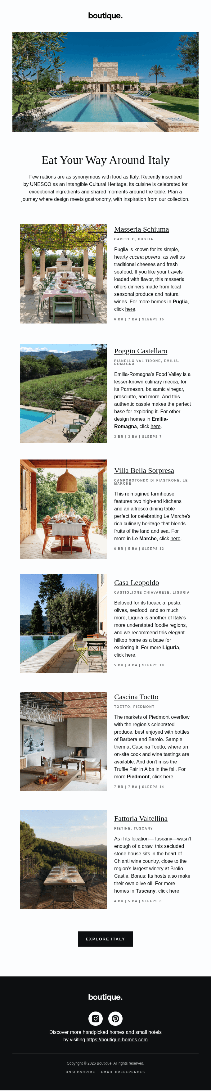 Eat Your Way Around Italy