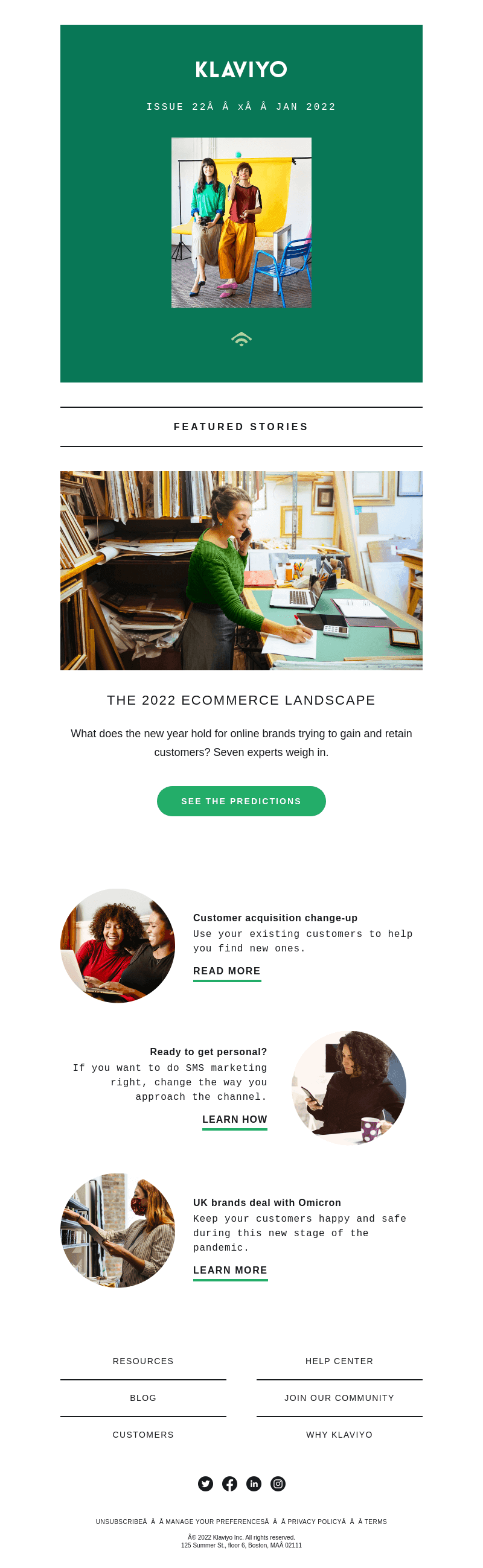 Ecommerce predictions for 2022