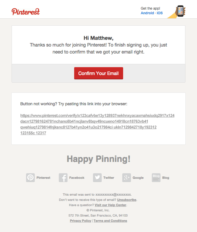 Please confirm your email