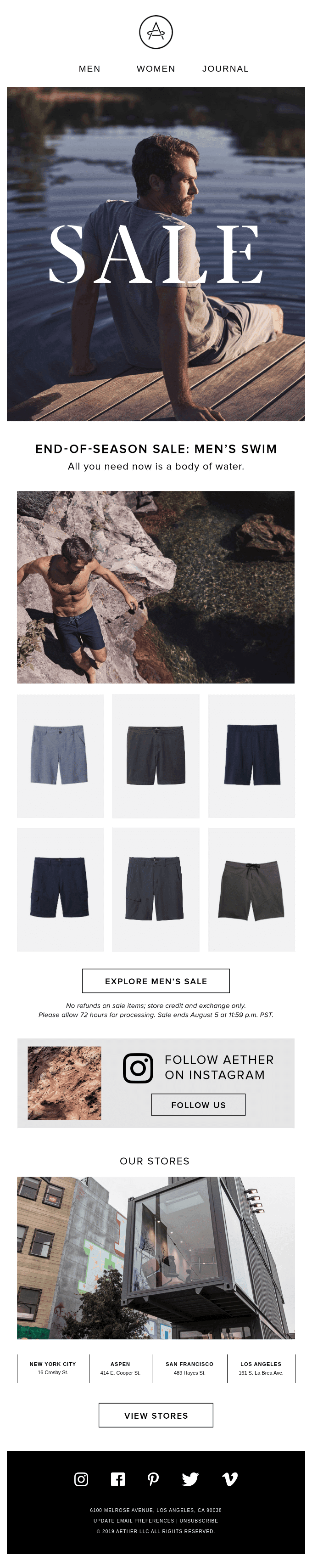 End-of-Season Sale: Men’s Swim