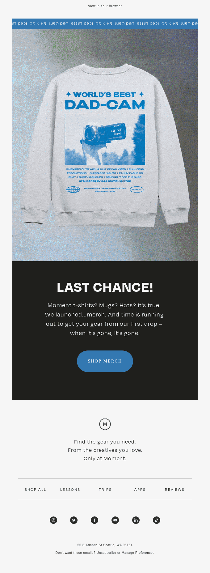 Ends Tomorrow!