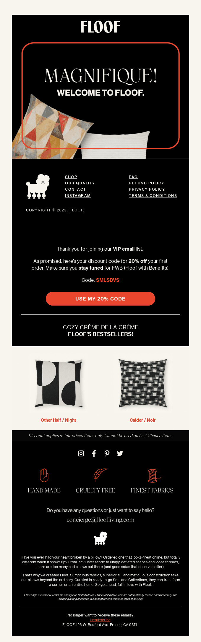 Enjoy 20% off!