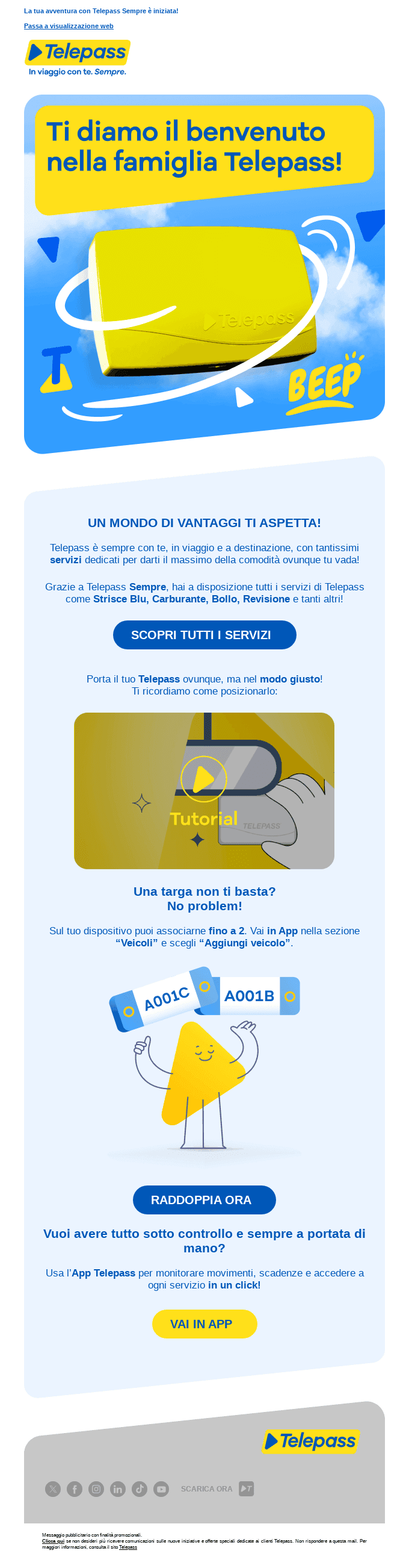 Evviva, sei Sempre dei nostri! 🚗