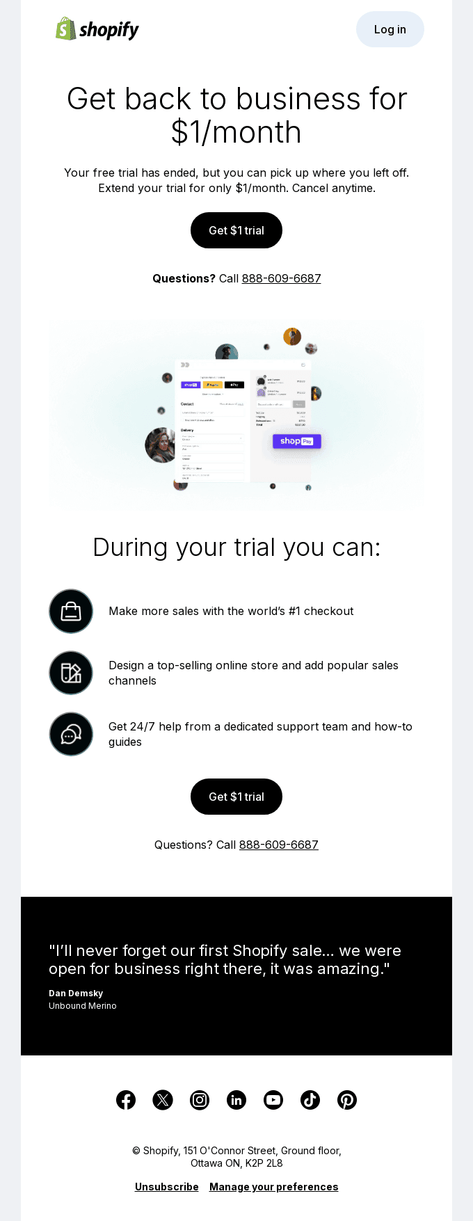 Extend your trial for just $1