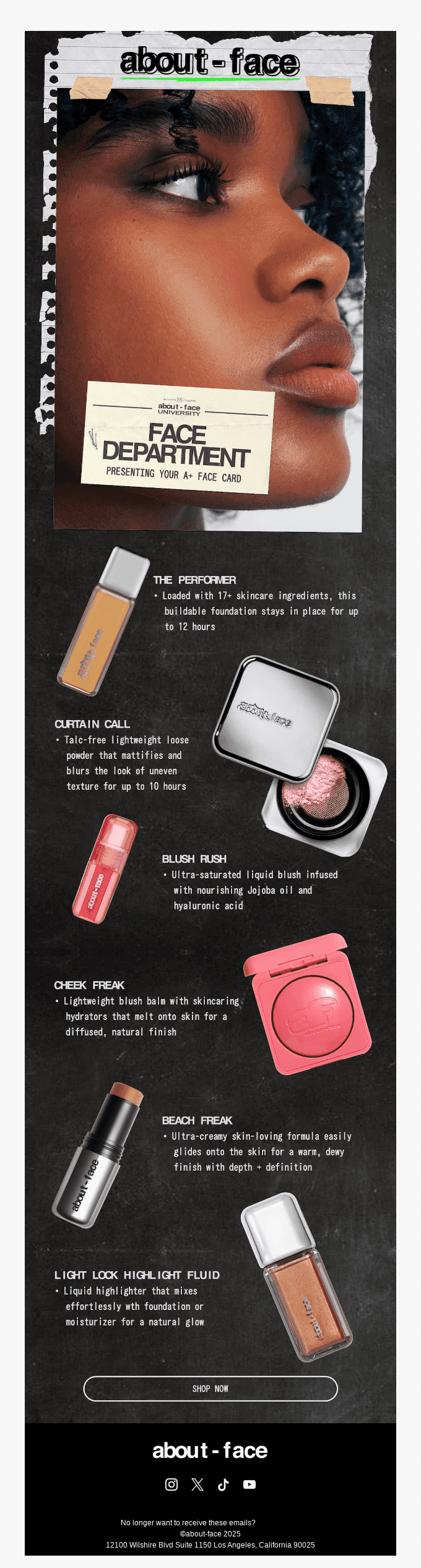 FACE (REPORT) CARD 📄