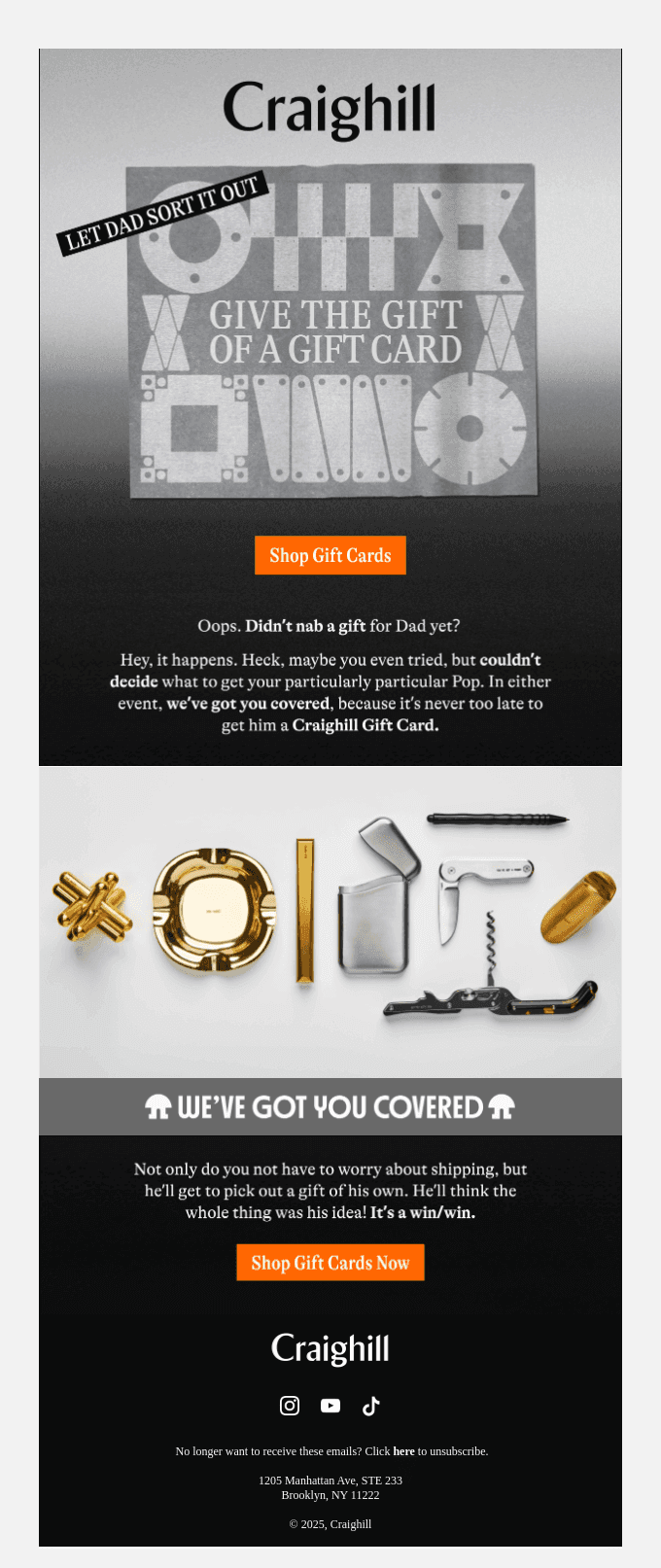 Father’s Day Gift Cards