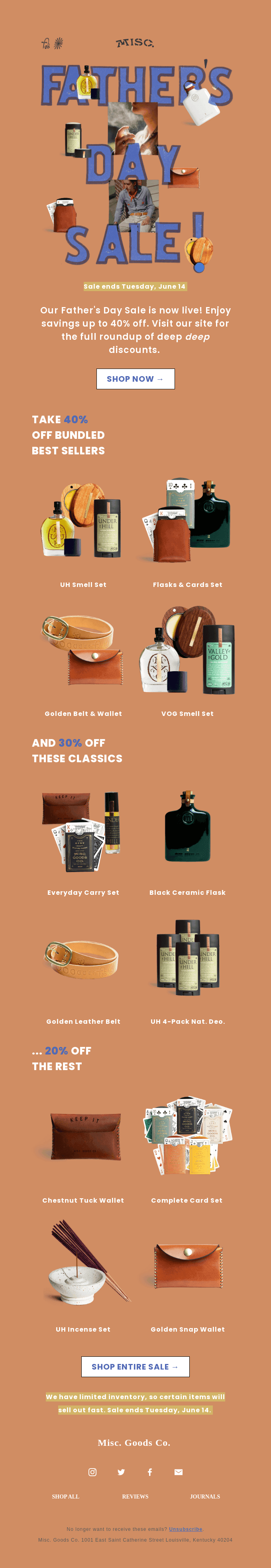 🎉 Father's Day Sale! Up to 40% Off