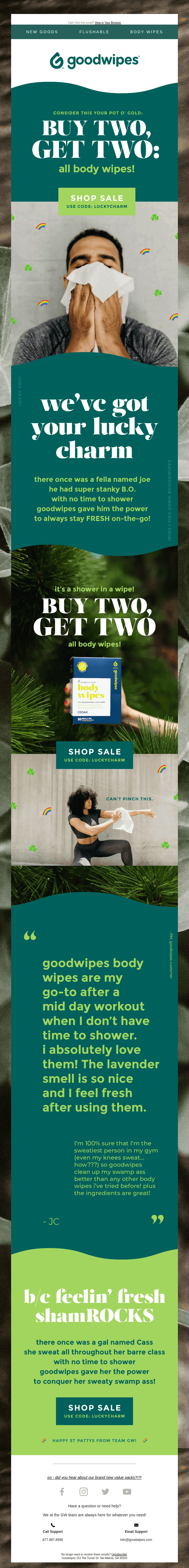 feelin' lucky? shop SALE! ☘️