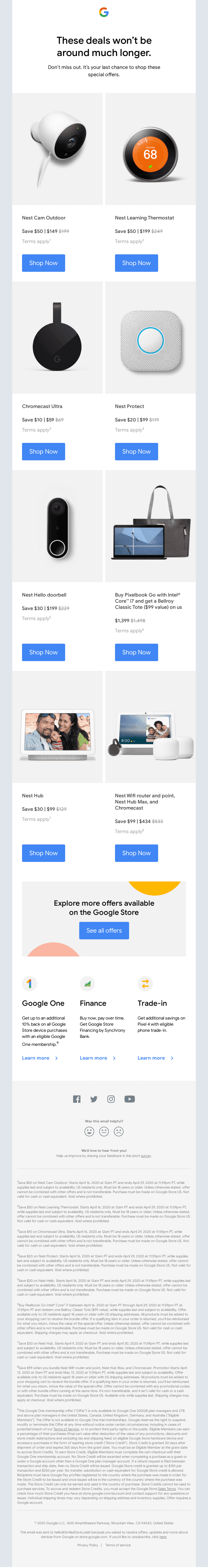 Final call: Last chance to save