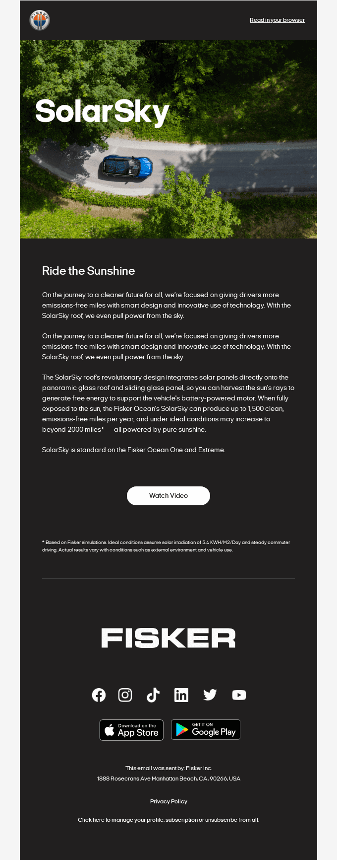 Fisker Exclusive: SolarSky