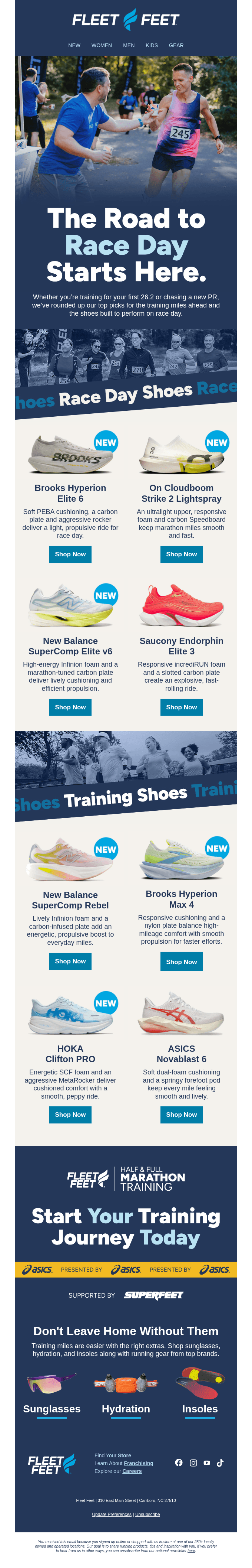 Gearing up for a fall race? We have you covered
