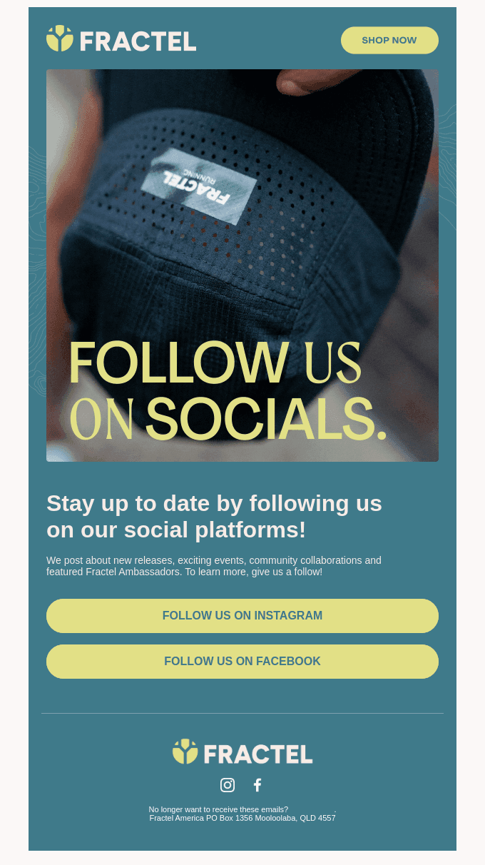 🤩 Follow us on social media!