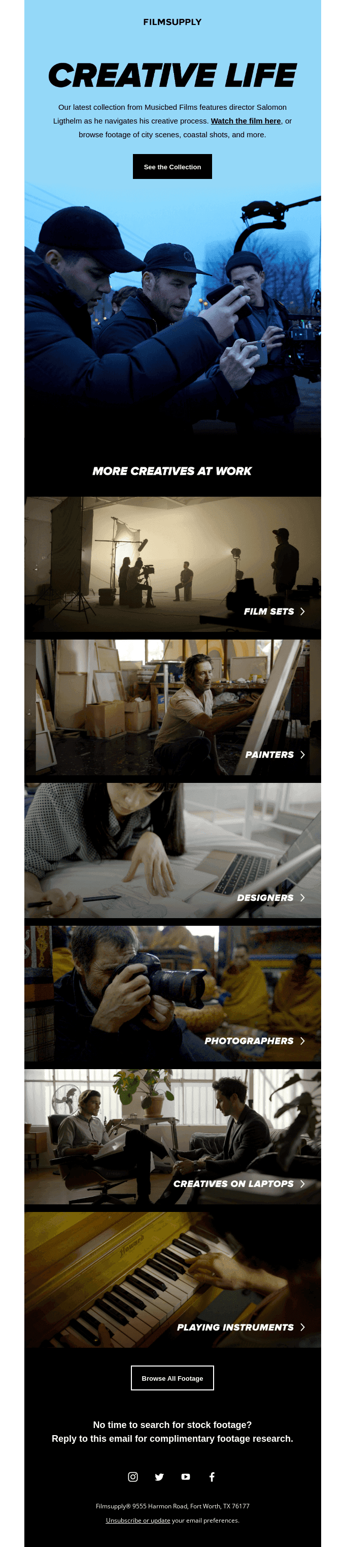 Footage of Creatives at Work