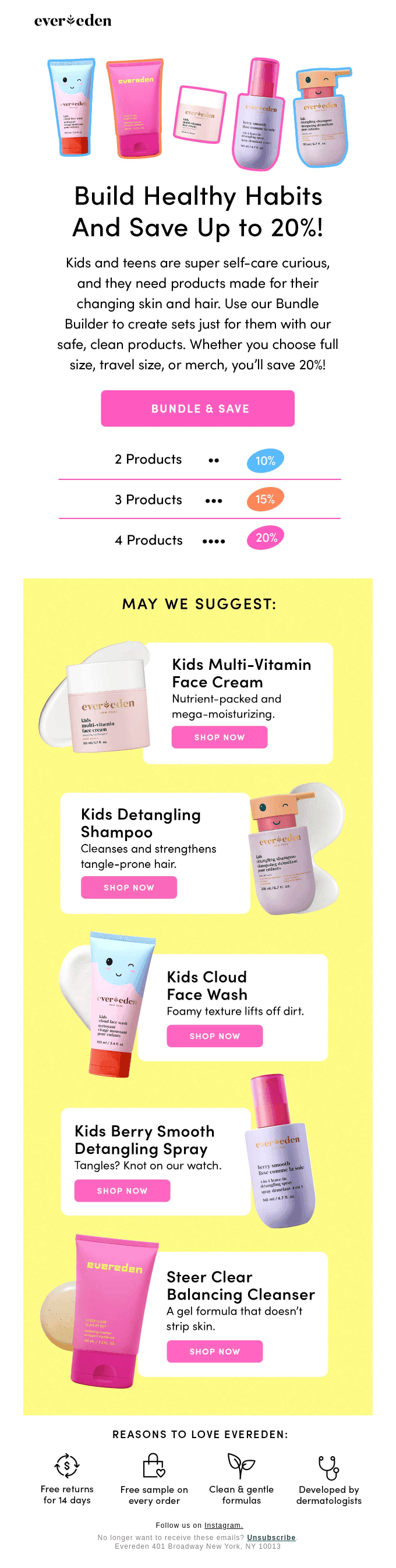 For kids asking about skincare...
