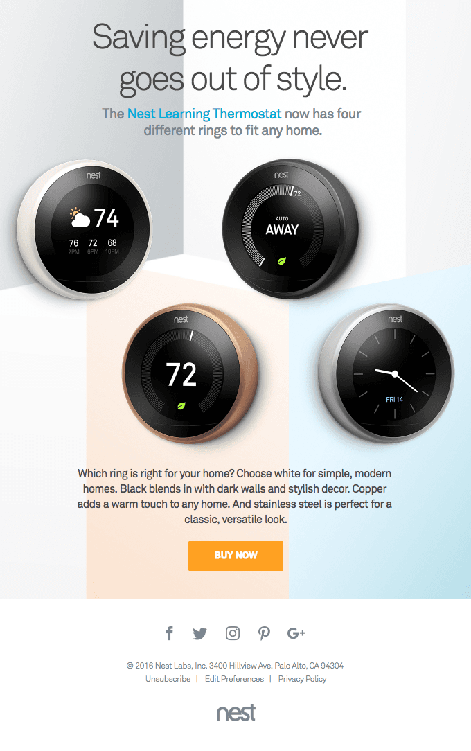 Four ways to save energy.