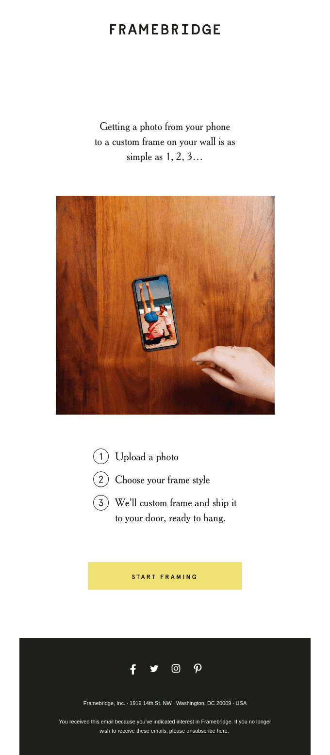 Frame your photos in minutes