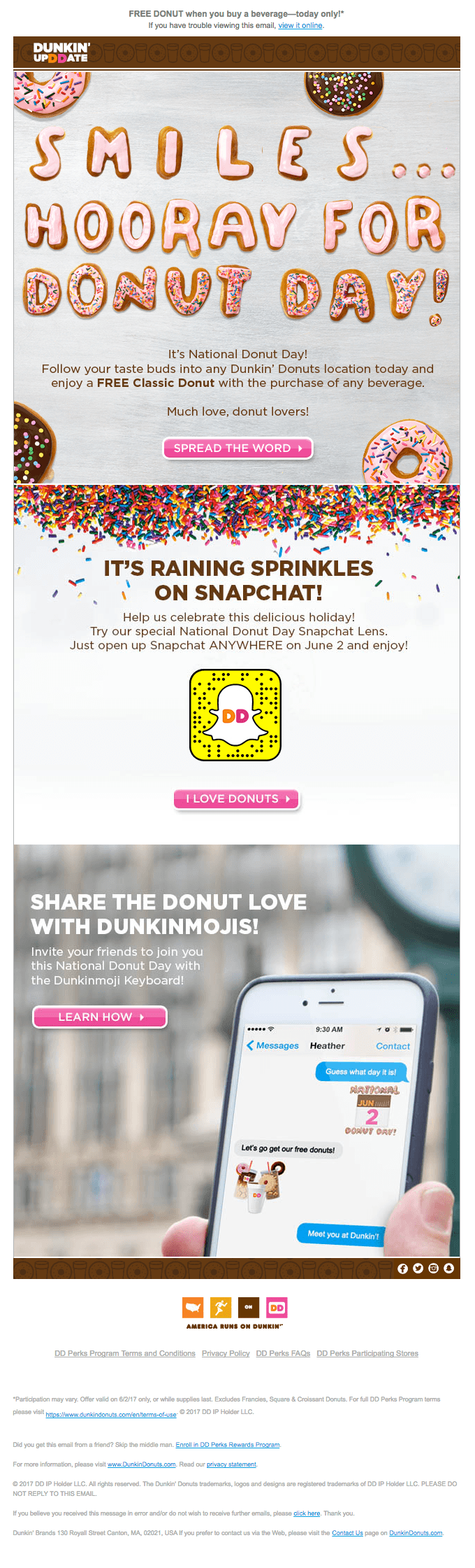FREE 🍩 🍩 🍩 today!
