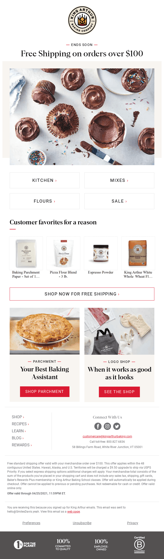 Free Shipping Ends Soon!