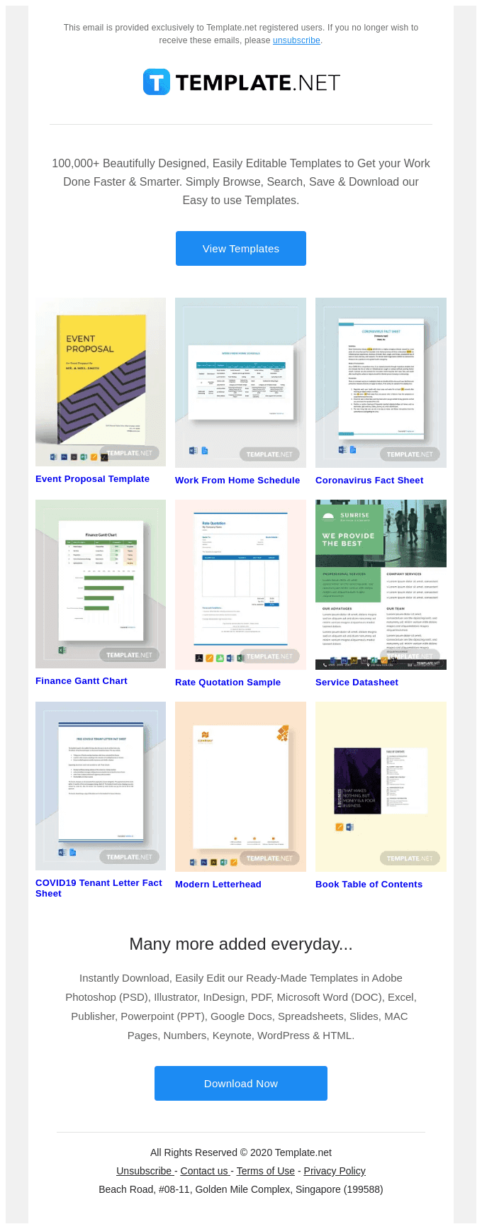 Free Templates of the Week 😊
