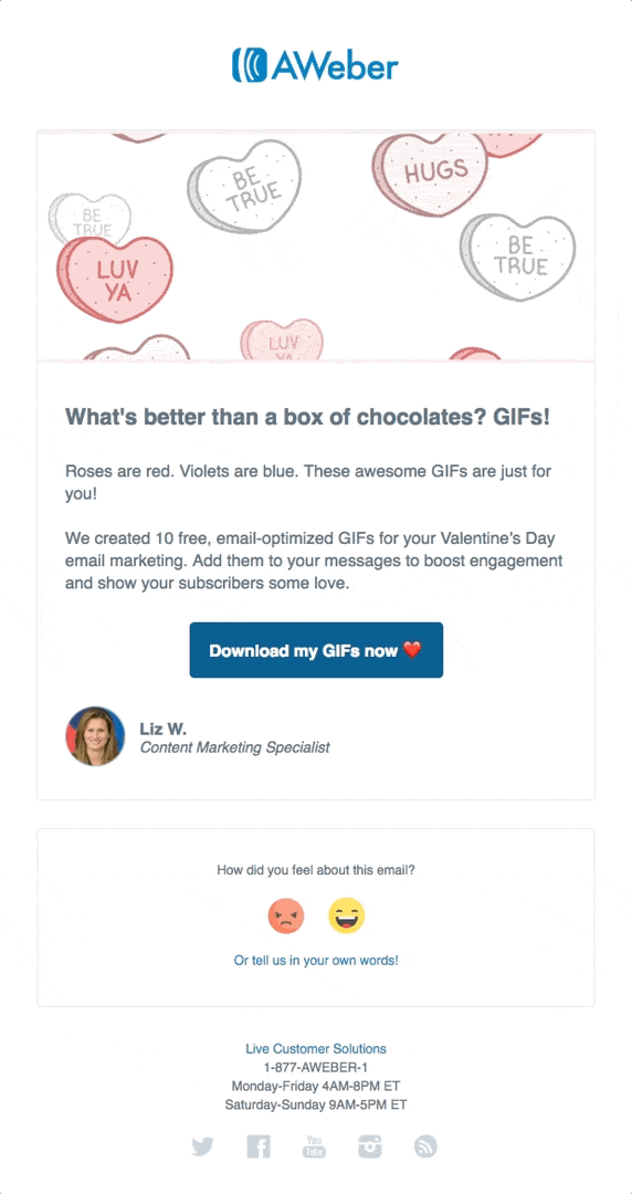 Free Valentine’s GIFs inside! 💝