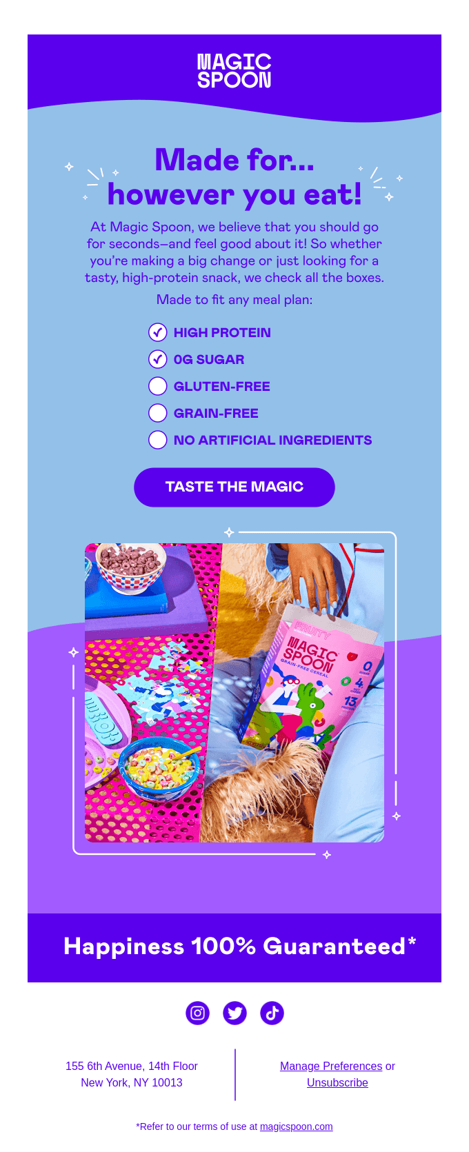 Fuel up with Magic Spoon! 🥣🚀