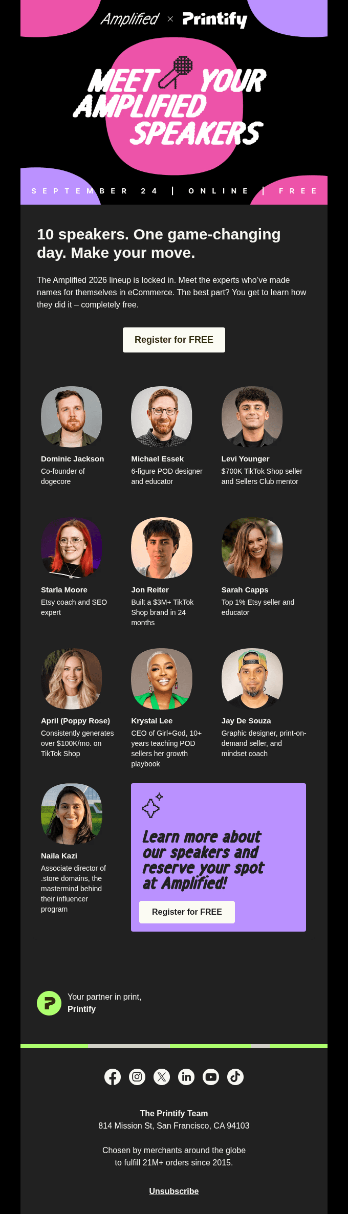 The full Amplified speaker lineup is here! 🔥