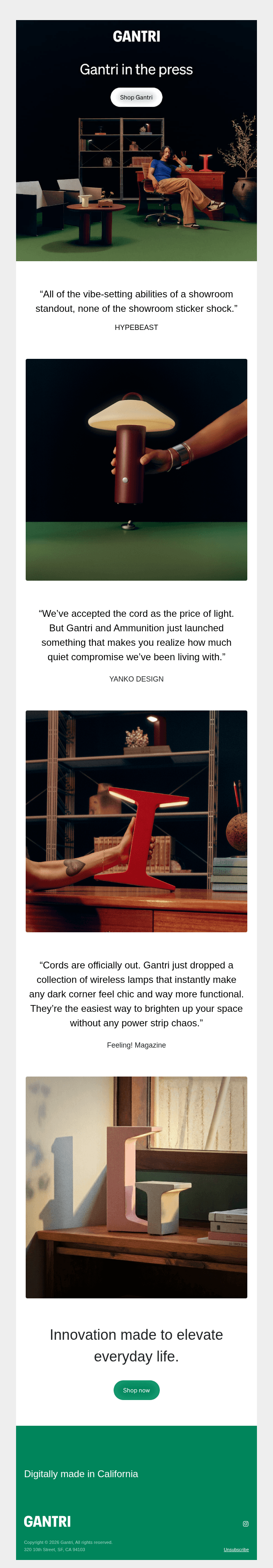 See what the design world says about Gantri.