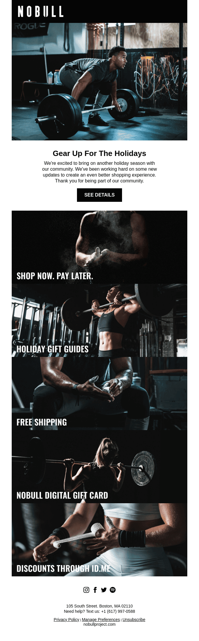 Gear up for the holidays.