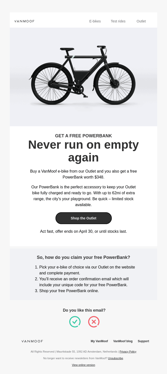 Get a free PowerBank