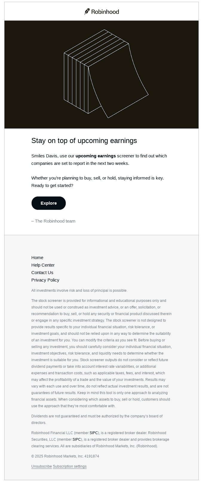 Get ahead of earnings reports
