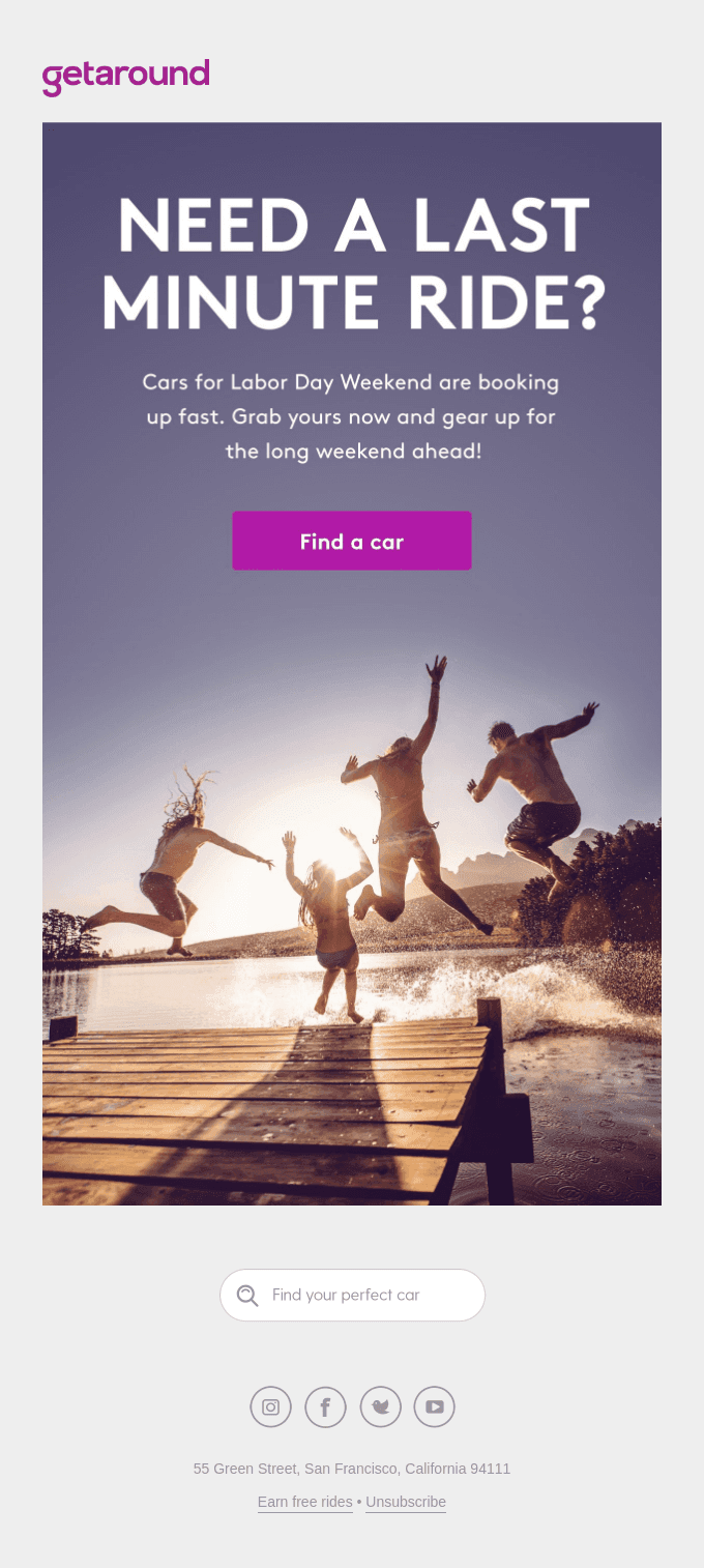 Get away this Labor Day