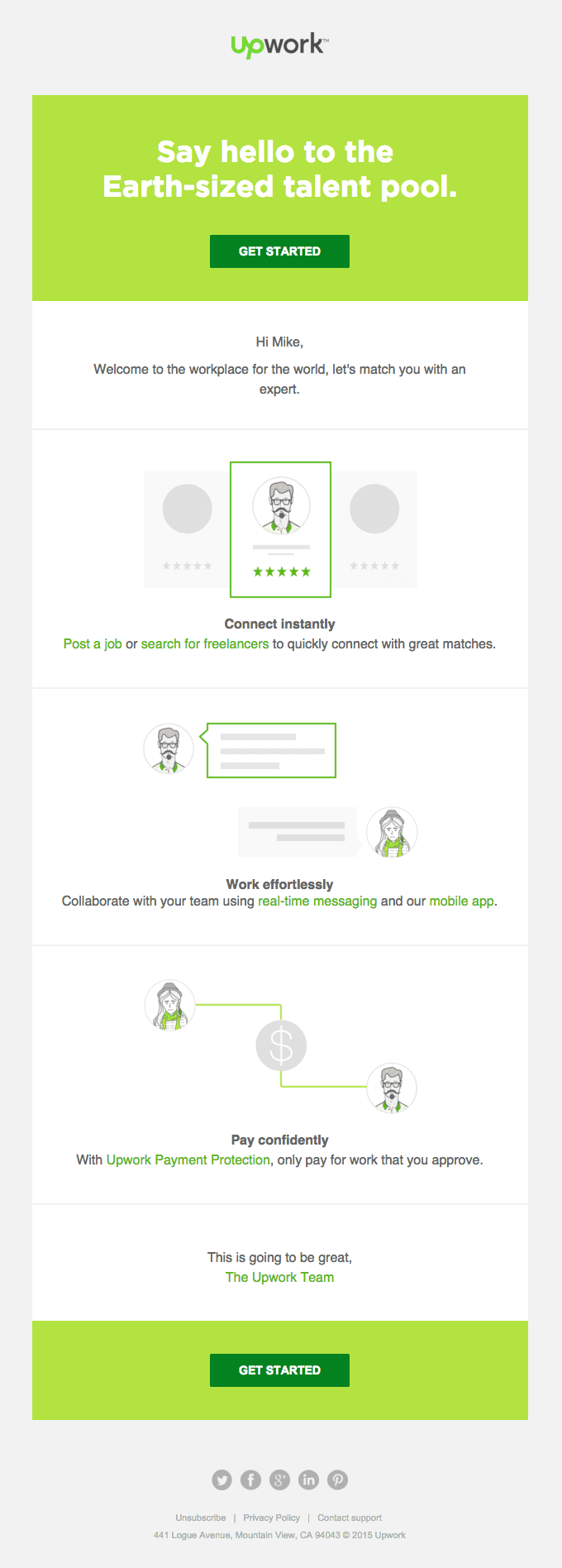 Get started on Upwork