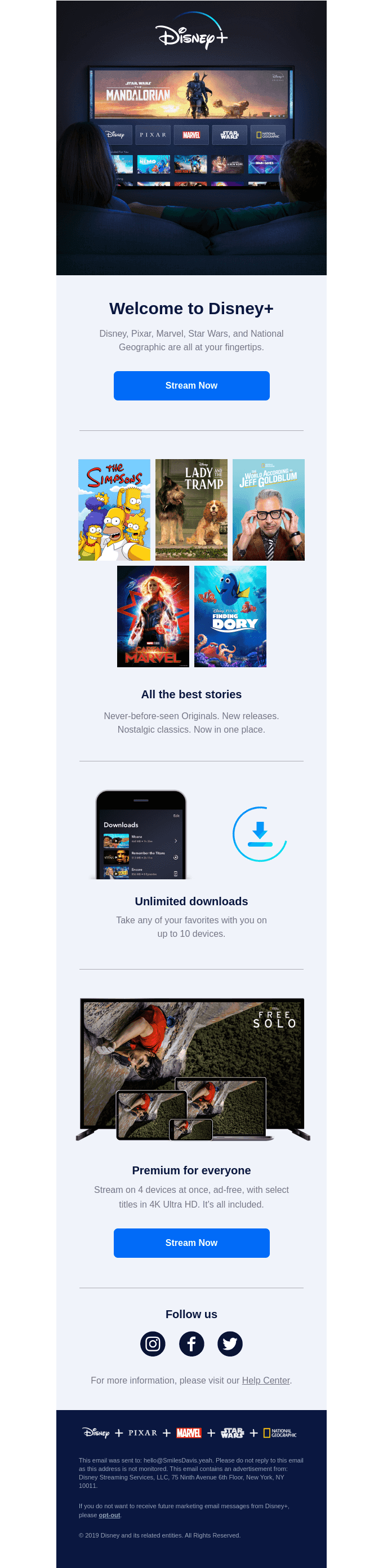 Get started with Disney+