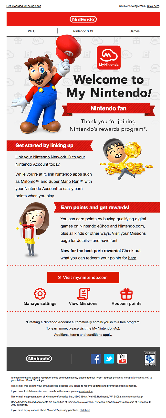 Get started with My Nintendo