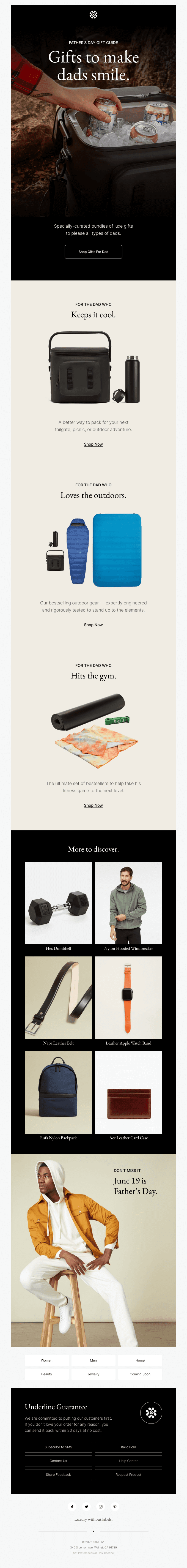 Gifts to make  Dad smile.