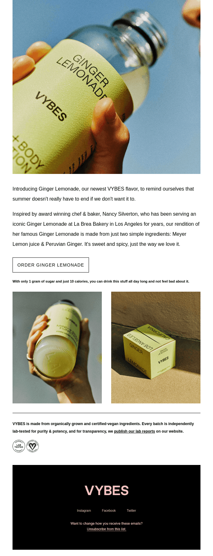 Ginger Lemonade is here