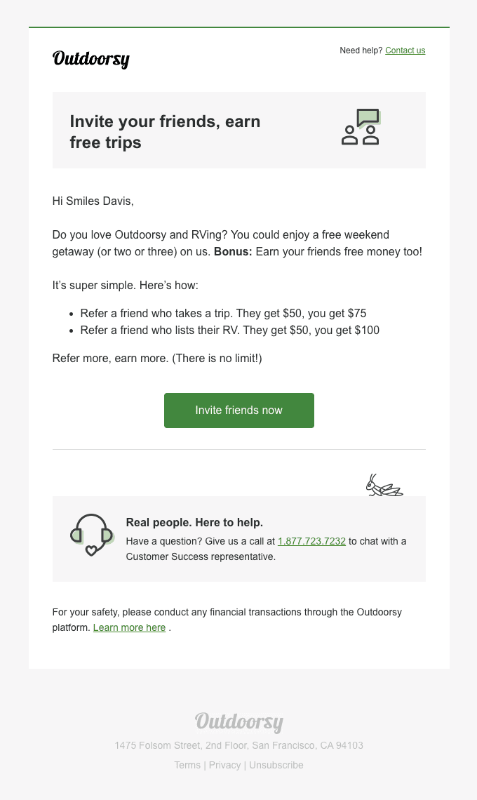 Give $50, Get $100 for yourself