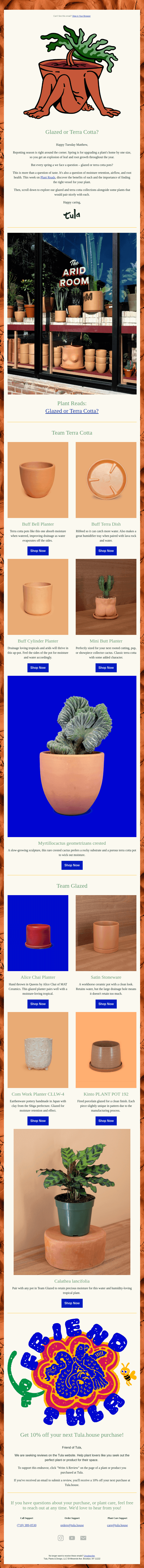 Glazed or Terra Cotta?