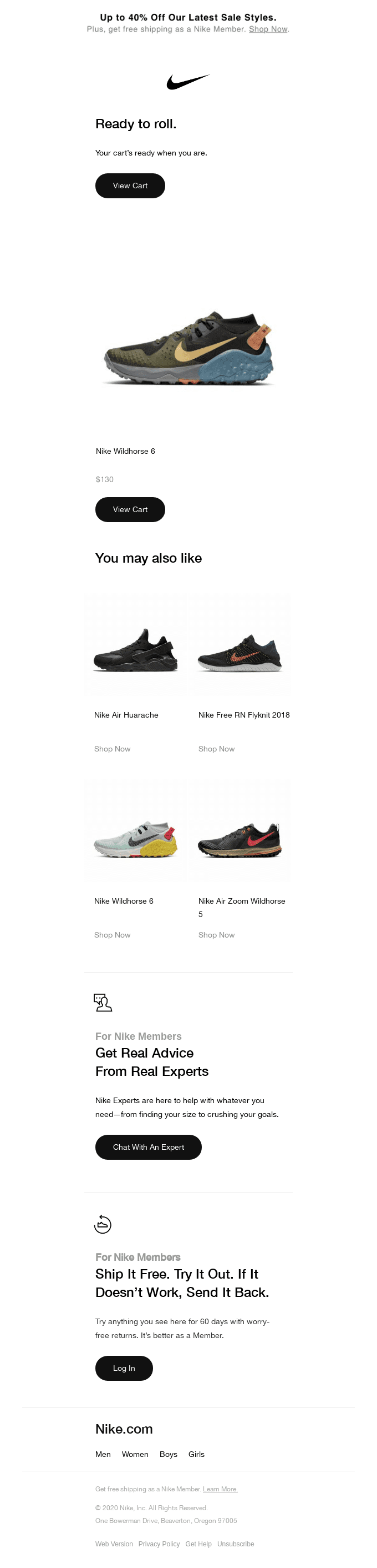 Good stuff is in your cart…