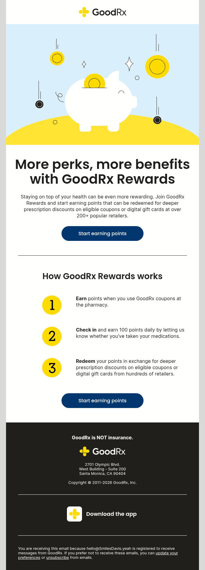 Earn rewards for staying on top of your health