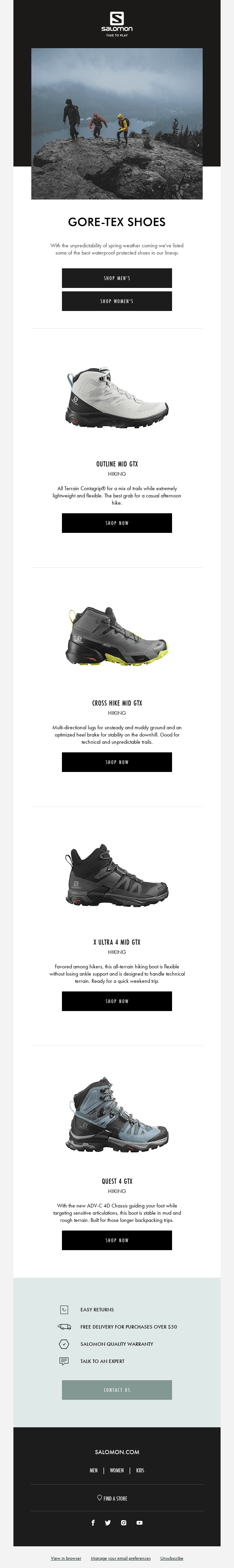 GORE-TEX shoes have arrived