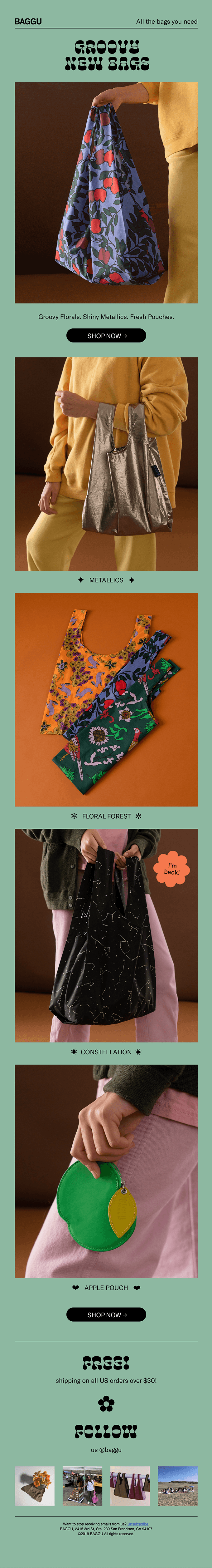 Groovy New Bags