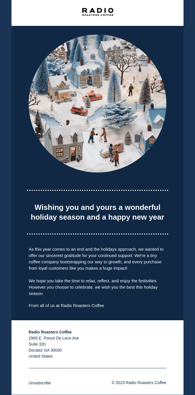 Happy Holidays from Radio!❄️🎁