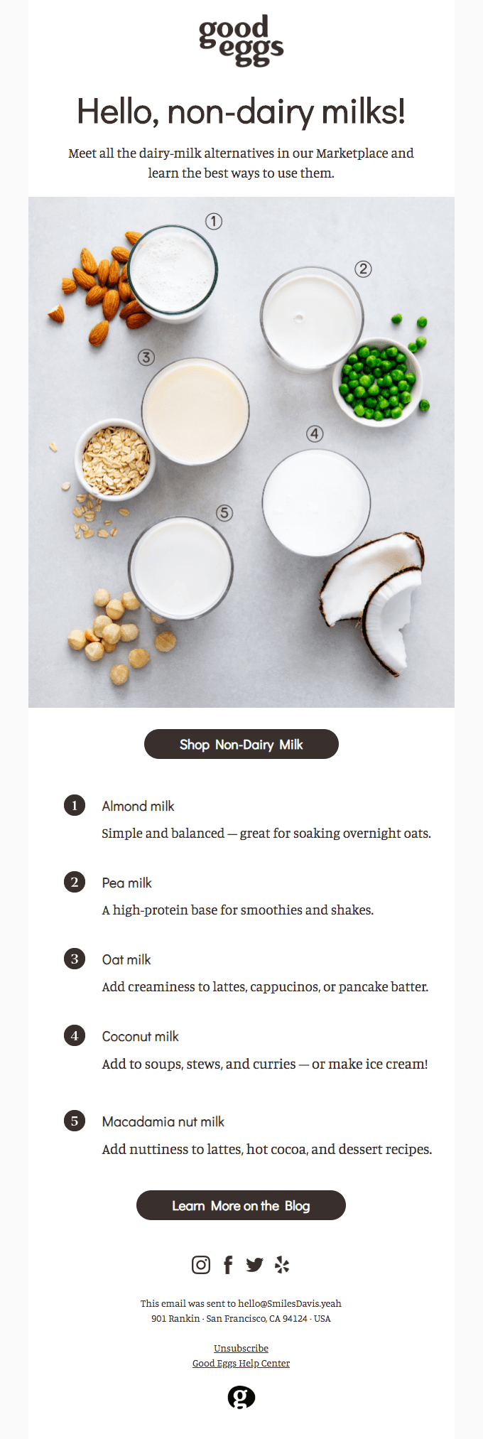 Have you heard of pea milk?