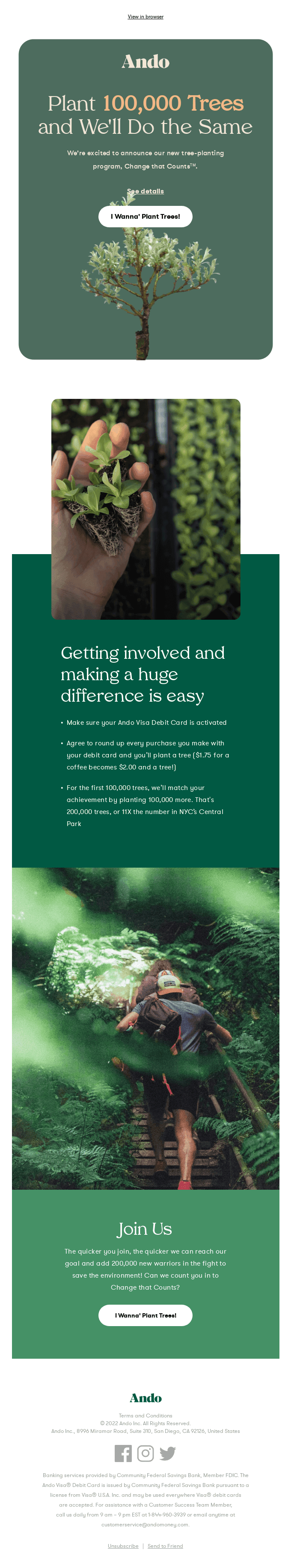 Help Us Plant 200,000 Trees