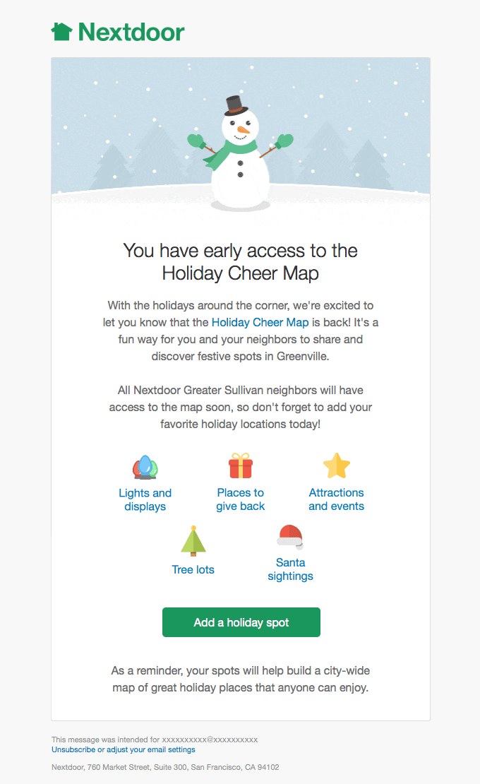 Matthew, here’s your sneak peek at the Holiday Cheer Map