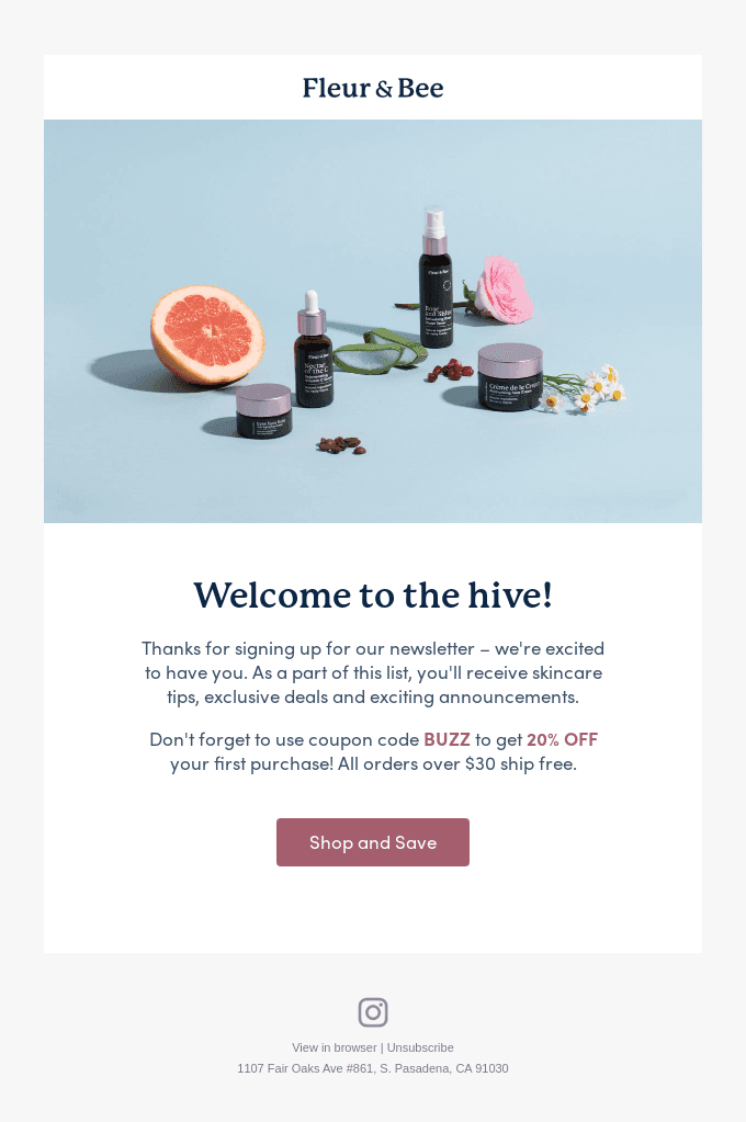 Here's 20% OFF your first order!